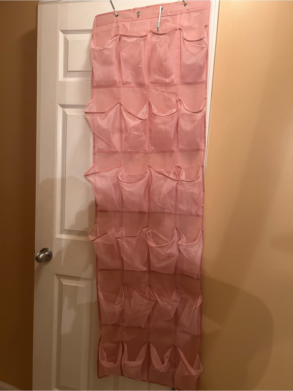 Over-the-Door 24-Pocket Pink Organizer